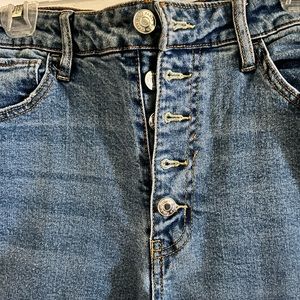 Wild Fable button up extreme flare denim